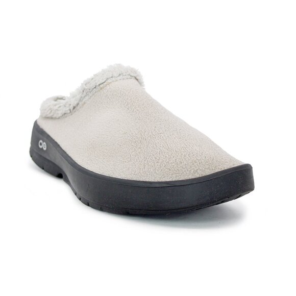 Oofos Men’s ‘OOcoozie’ Recovery Gray Vegan Sherpa SlipOn: Size US 10 - Picture 3 of 10